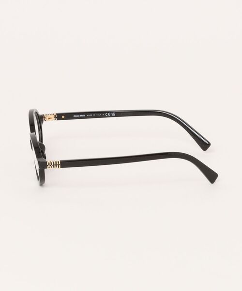 miu miu（ミュウミュウ）の「【miumiu/ミュウミュウ】スクエア メガネ MU01XV 1AB1O1（メガネ・レディース・ブラック・FREE）」の2枚目の写真