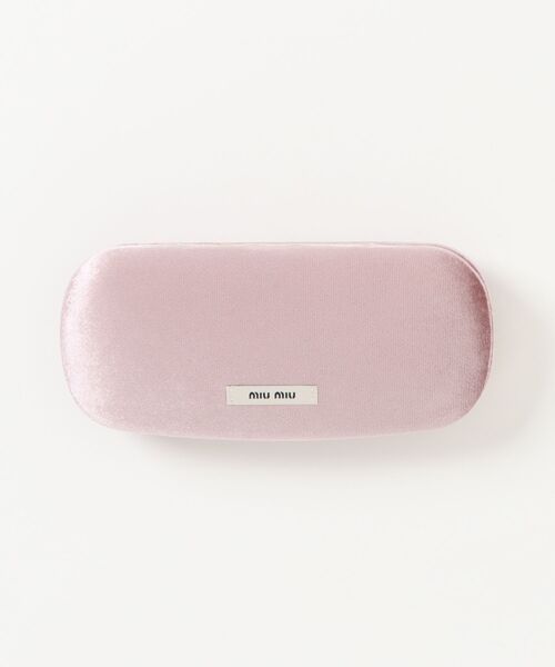 miu miu（ミュウミュウ）の「【miumiu/ミュウミュウ】スクエア メガネ MU01XV 1AB1O1（メガネ・レディース・ブラック・FREE）」の4枚目の写真