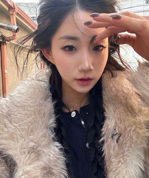 ニットスタッドボタンカーディガン_ネイビー（カーディガン/ボレロ