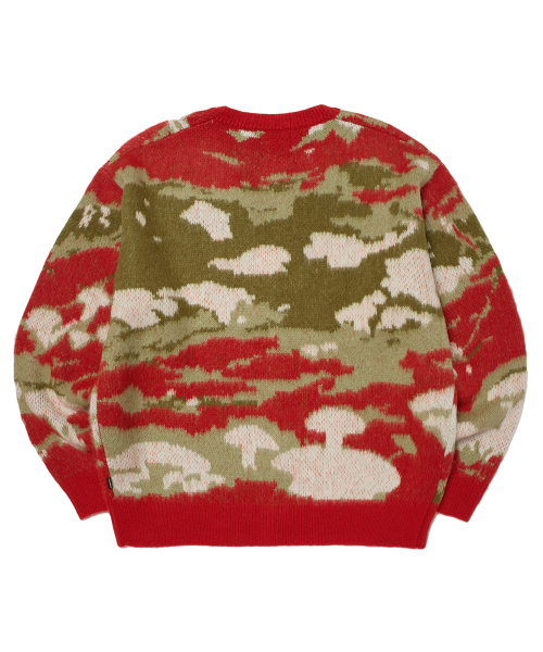 WKNDRS(ウィーキャンドース)の「MUSHROOM CARDIGAN (RED)(カーディガン/ボレロ・レディース・その他・MEDIUM/LARGE/X-LARGE)」の2枚目の写真