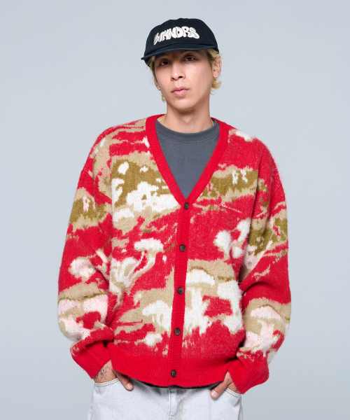 WKNDRS(ウィーキャンドース)の「MUSHROOM CARDIGAN (RED)(カーディガン/ボレロ・レディース・その他・MEDIUM/LARGE/X-LARGE)」の7枚目の写真