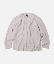 STRIPE OVERSIZED RELAX TEE 002 _ IVORY