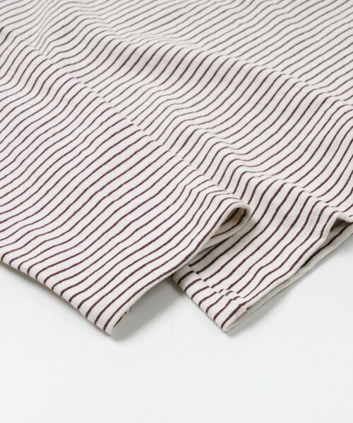 FRIZMWORKS(フリズムワークス)の「STRIPE OVERSIZED RELAX TEE 002 _ IVORY(Tシャツ/カットソー・メンズ・その他・LARGE/X-LARGE)」の4枚目の写真