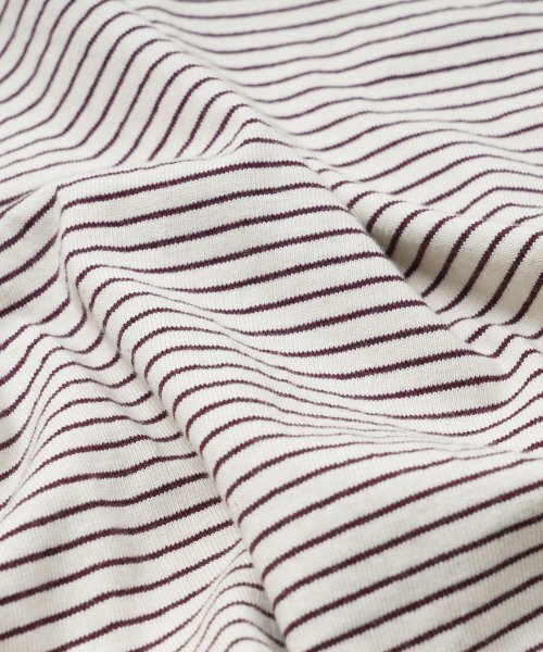 FRIZMWORKS(フリズムワークス)の「STRIPE OVERSIZED RELAX TEE 002 _ IVORY(Tシャツ/カットソー・メンズ・その他・LARGE/X-LARGE)」の5枚目の写真
