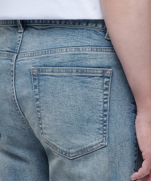 MUSINSA STANDARD（ムシンサスタンダード）の「[クールタンダード] ストレートフィットデニムパンツ [ライトインディゴ]（デニムパンツ・メンズ・その他・26）」の6枚目の写真
