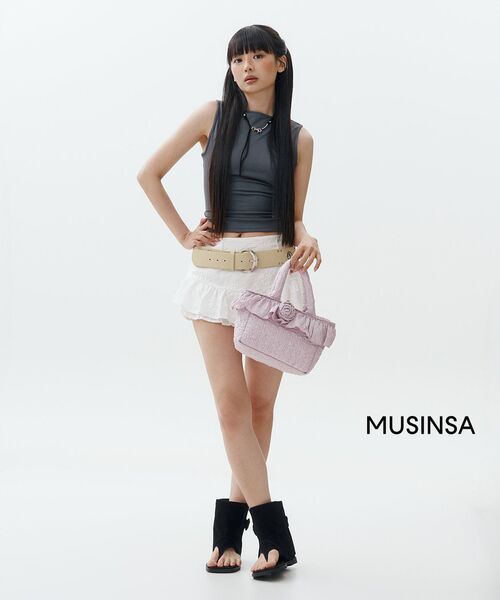 YOUHEE(ユヒ)の「BASIC BOAT NECK SLEVELESS CHARCOAL(Tシャツ/カットソー・レディース・その他・SMALL/MEDIUM)」の8枚目の写真