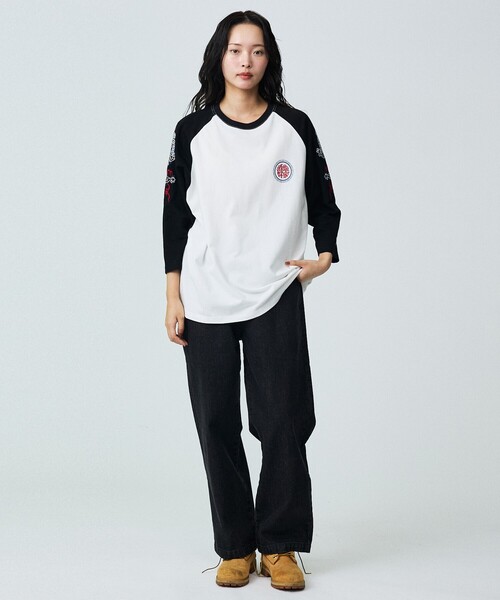 ABAHOUSE(アバハウス)の「【YOIDORE / ヨイドレ】 SAKE LOVER RAGLAN / ラグラン7分TEE(Tシャツ/カットソー・メンズ・ブラック/ホワイト/ホワイト系その他・M/L)」の14枚目の写真