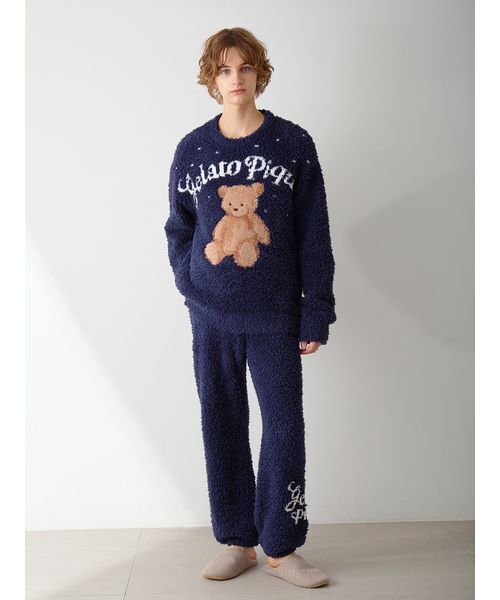 HOLIDAY】【HOMME】ジェラートスノーベアジャガードプルオーバー