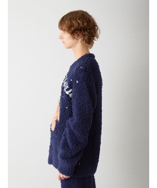 HOLIDAY】【HOMME】ジェラートスノーベアジャガードプルオーバー