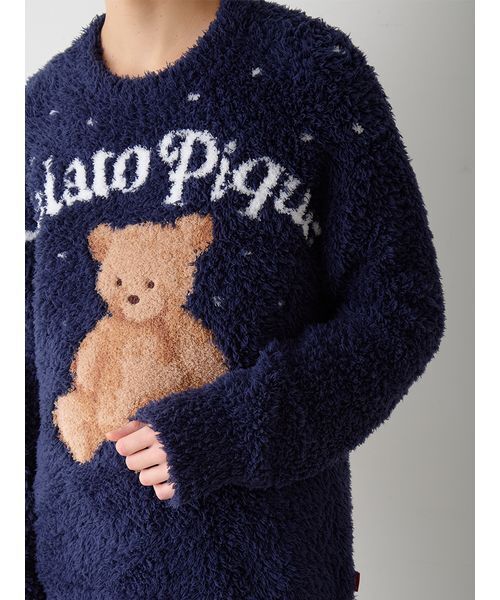 HOLIDAY】【HOMME】ジェラートスノーベアジャガードプルオーバー