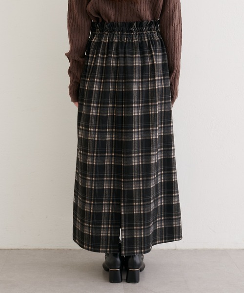 natural couture（ナチュラルクチュール）の「アソートチェックペンシルスカート（スカート・レディース・ブラック/ブラウン・FREE）」の20枚目の写真