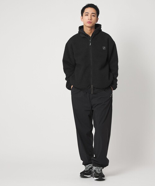 CITEN（シテン）の「＜CITEN＞フリースジップブルゾン（ブルゾン・メンズ・グレー系/ブラック・L/M）」の11枚目の写真