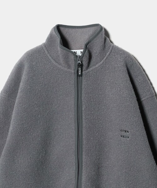 CITEN（シテン）の「＜CITEN＞フリースジップブルゾン（ブルゾン・メンズ・グレー系/ブラック・L/M）」の17枚目の写真