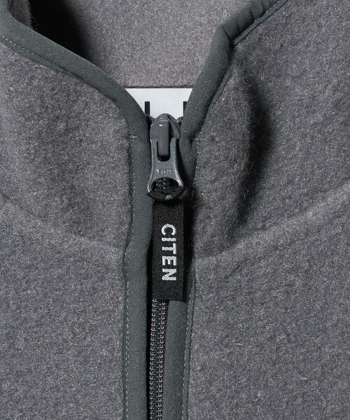 CITEN（シテン）の「＜CITEN＞フリースジップブルゾン（ブルゾン・メンズ・グレー系/ブラック・L/M）」の20枚目の写真