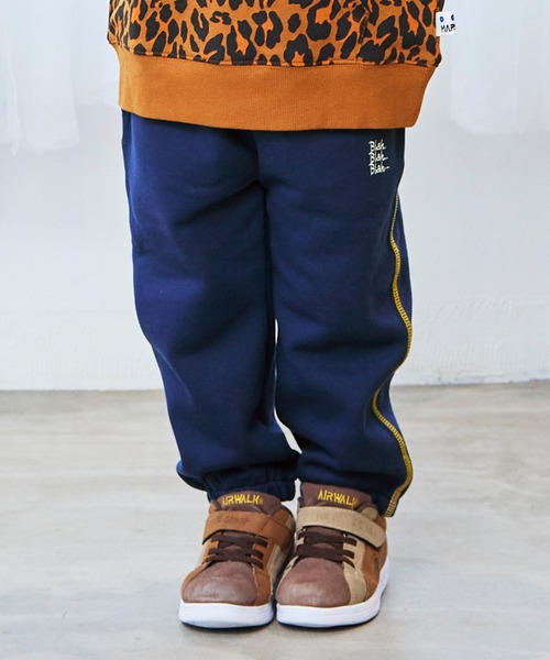 Life Support Products（ライフサポートプロダクツ）の「裏起毛ワンポイントスウェットパンツ（その他パンツ・キッズ・ホワイト系その他/ブラウン/ブラック系その他/マスタード/ネイビー/ピンク系その他/ブラウン系その他/ブラック/ライトピンク/オフホワイト・100/95/90/80/150/140/130/120/110）」の7枚目の写真