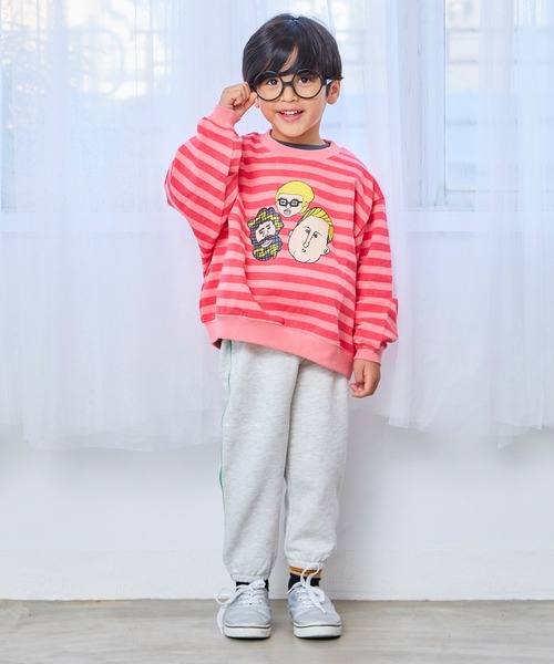 Life Support Products（ライフサポートプロダクツ）の「裏起毛ワンポイントスウェットパンツ（その他パンツ・キッズ・ホワイト系その他/ブラウン/ブラック系その他/マスタード/ネイビー/ピンク系その他/ブラウン系その他/ブラック/ライトピンク/オフホワイト・100/95/90/80/150/140/130/120/110）」の13枚目の写真