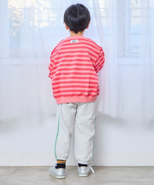 Life Support Products（ライフサポートプロダクツ）の「裏起毛ワンポイントスウェットパンツ（その他パンツ・キッズ・ホワイト系その他/ブラウン/ブラック系その他/マスタード/ネイビー/ピンク系その他/ブラウン系その他/ブラック/ライトピンク/オフホワイト・100/95/90/80/150/140/130/120/110）」の14枚目の写真