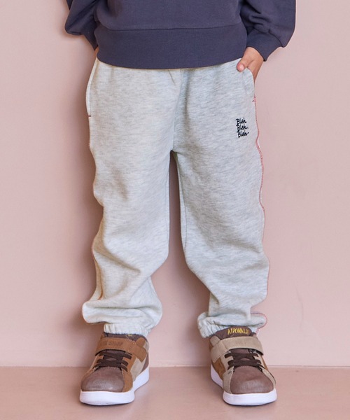 Life Support Products（ライフサポートプロダクツ）の「裏起毛ワンポイントスウェットパンツ（その他パンツ・キッズ・ホワイト系その他/ブラウン/ブラック系その他/マスタード/ネイビー/ピンク系その他/ブラウン系その他/ブラック/ライトピンク/オフホワイト・100/95/90/80/150/140/130/120/110）」の17枚目の写真