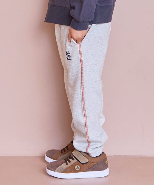 Life Support Products（ライフサポートプロダクツ）の「裏起毛ワンポイントスウェットパンツ（その他パンツ・キッズ・ホワイト系その他/ブラウン/ブラック系その他/マスタード/ネイビー/ピンク系その他/ブラウン系その他/ブラック/ライトピンク/オフホワイト・100/95/90/80/150/140/130/120/110）」の18枚目の写真