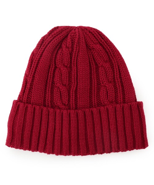 ITS'DEMO(イッツデモ)の「ウォームワッチ(ニットキャップ/ビーニー・レディース・ネイビー/ワインレッド/ブラック・00)」の3枚目の写真