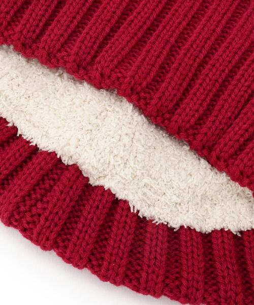 ITS'DEMO(イッツデモ)の「ウォームワッチ(ニットキャップ/ビーニー・レディース・ネイビー/ワインレッド/ブラック・00)」の7枚目の写真