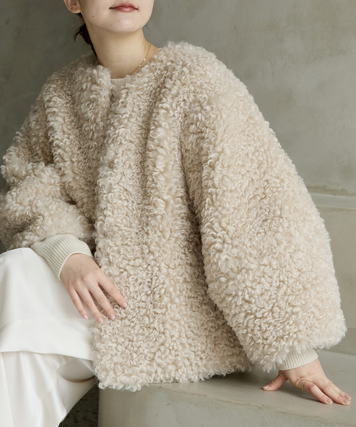 WEB限定/追加》TISSAVELファーブルゾン（その他アウター）｜IENA