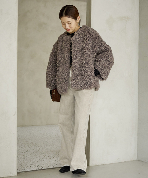 WEB限定/追加》TISSAVELファーブルゾン（その他アウター）｜IENA