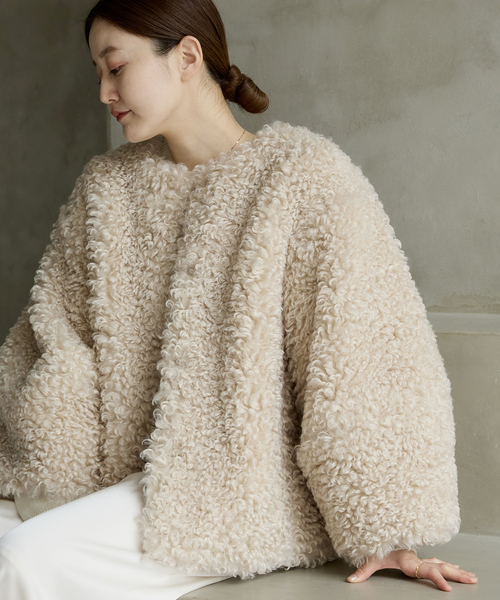 WEB限定/追加》TISSAVELファーブルゾン（その他アウター）｜IENA