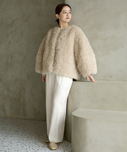 WEB限定/追加》TISSAVELファーブルゾン（その他アウター）｜IENA