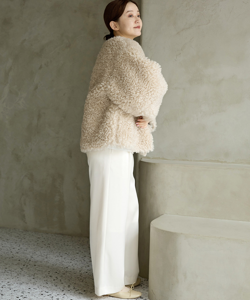 WEB限定/追加》TISSAVELファーブルゾン（その他アウター）｜IENA