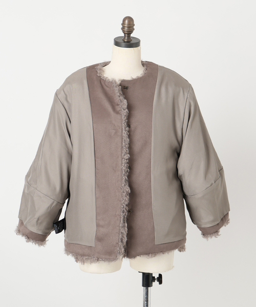 IENA TISSAVELファーブルゾン　36 WEB限定/追加》TISSAVELファーブルゾン（その他ブルゾン／アウター