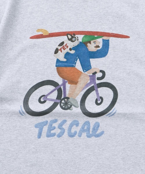 The Endless Summer(エンドレスサマー)の「TES CRUISING THE COAST FLAT ART T-SHIRT / Tシャツ(Tシャツ/カットソー・メンズ・ホワイト/グレー・SMALL/MEDIUM/LARGE/X-LARGE/XX-LARGE)」の8枚目の写真