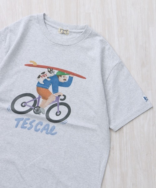 The Endless Summer(エンドレスサマー)の「TES CRUISING THE COAST FLAT ART T-SHIRT / Tシャツ(Tシャツ/カットソー・メンズ・ホワイト/グレー・SMALL/MEDIUM/LARGE/X-LARGE/XX-LARGE)」の9枚目の写真