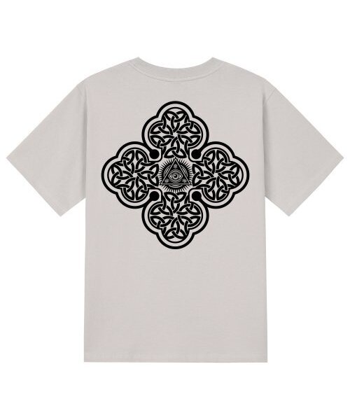 KAN6312(カン6312)の「KTC0121 ケルティックホルス 半袖Tシャツ - ベージュ(Tシャツ/カットソー・メンズ・その他・LARGE/MEDIUM/SMALL/X-LARGE)」の1枚目の写真