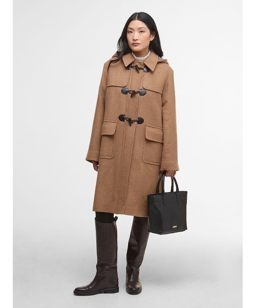 Barbour(バブアー)の「Melody ウール ダッフルコート(レディース)(ダッフルコート・レディース・キャメル・8/10)」の2枚目の写真