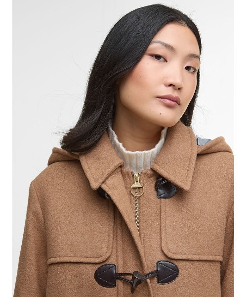Barbour(バブアー)の「Melody ウール ダッフルコート(レディース)(ダッフルコート・レディース・キャメル・8/10)」の4枚目の写真