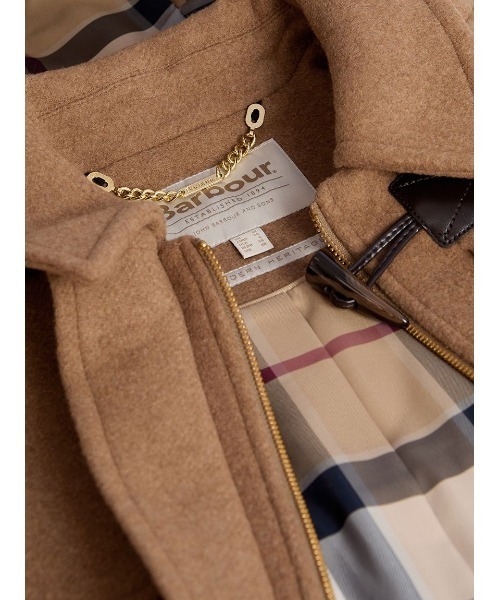 Barbour(バブアー)の「Melody ウール ダッフルコート(レディース)(ダッフルコート・レディース・キャメル・8/10)」の7枚目の写真