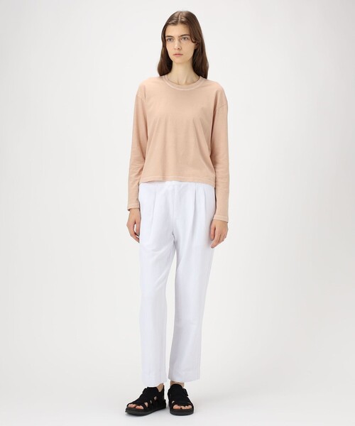 JAMES PERSE（ジェームスパース）の「ヴィンテージ ボックス ロングスリーブカットソー WLJ3113（Tシャツ/カットソー・レディース・サーモンピンク・2/1）」の2枚目の写真