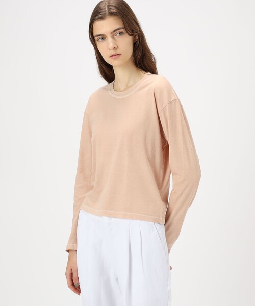 JAMES PERSE（ジェームスパース）の「ヴィンテージ ボックス ロングスリーブカットソー WLJ3113（Tシャツ/カットソー・レディース・サーモンピンク・2/1）」の3枚目の写真