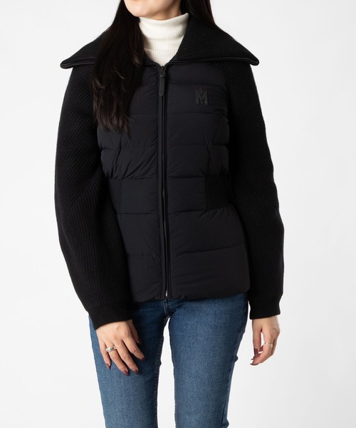 Mackage(マッカージュ)の「Mackage FOXY Mixed Media Jacket マッカージュ フォクシー ミクスト メディア ダウンジャケット(ダウンジャケット/コート・レディース・ブラック・MEDIUM/SMALL)」の3枚目の写真