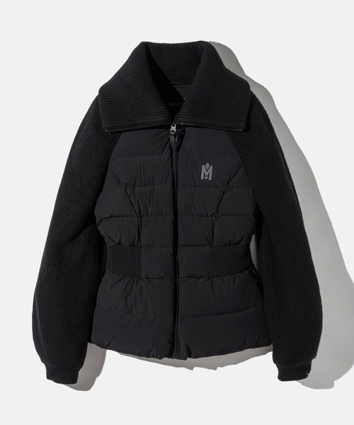 Mackage(マッカージュ)の「Mackage FOXY Mixed Media Jacket マッカージュ フォクシー ミクスト メディア ダウンジャケット(ダウンジャケット/コート・レディース・ブラック・MEDIUM/SMALL)」の8枚目の写真