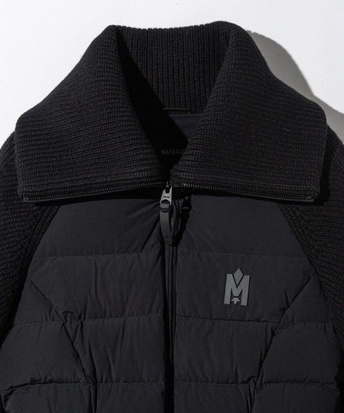 Mackage(マッカージュ)の「Mackage FOXY Mixed Media Jacket マッカージュ フォクシー ミクスト メディア ダウンジャケット(ダウンジャケット/コート・レディース・ブラック・MEDIUM/SMALL)」の10枚目の写真