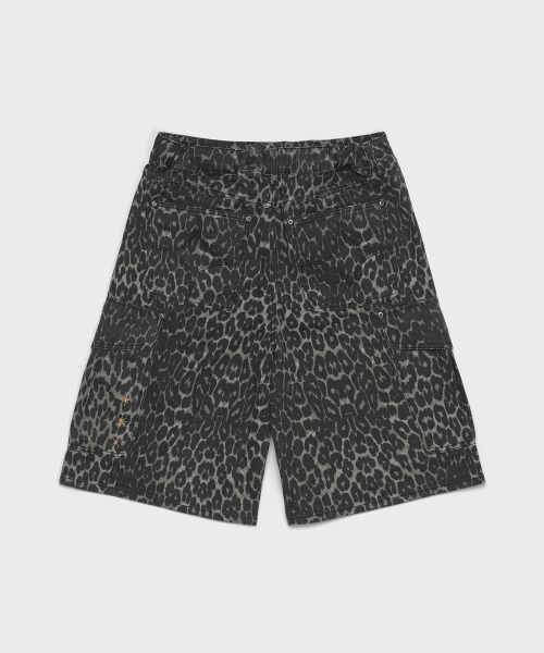 SAINTPAIN(セイントペイン)の「SPレオパードカーゴバミューダパンツブラウン(その他パンツ・レディース・その他・MEDIUM/LARGE)」の2枚目の写真