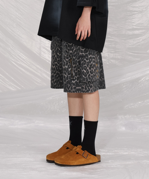 SAINTPAIN(セイントペイン)の「SPレオパードカーゴバミューダパンツブラウン(その他パンツ・レディース・その他・MEDIUM/LARGE)」の4枚目の写真