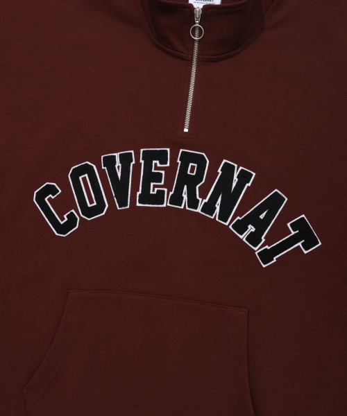 COVERNAT(カバーナット)の「アーチロゴハーフジップスウェットディープレッド(スウェット・レディース・その他・SMALL/MEDIUM/LARGE/X-LARGE)」の5枚目の写真