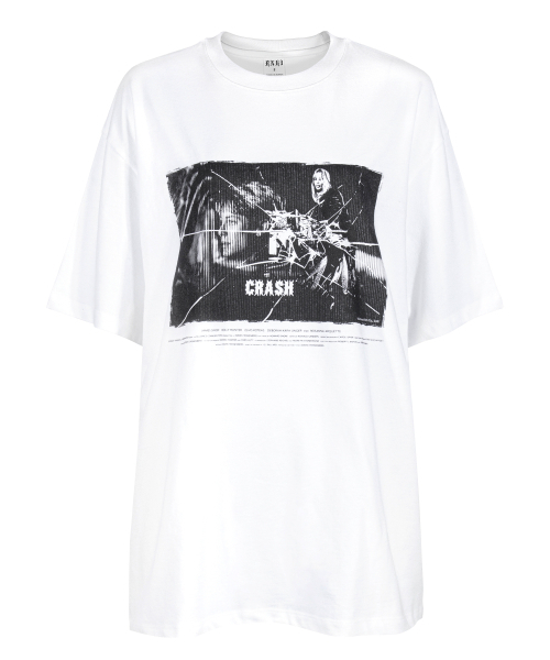 runningHIGH（ランニングハイ）の「クレッシュハーフスリーブTシャツ[ホワイト]（Tシャツ/カットソー・レディース・その他・FREE）」の4枚目の写真