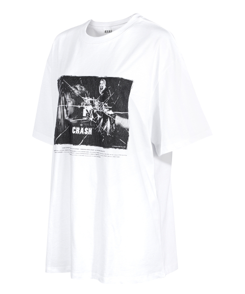 runningHIGH（ランニングハイ）の「クレッシュハーフスリーブTシャツ[ホワイト]（Tシャツ/カットソー・レディース・その他・FREE）」の5枚目の写真