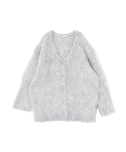 RESEXXY(リゼクシー)の「シャギーミディニットカーディガン(カーディガン/ボレロ・レディース・グレー/ブルー/ベージュ・FREE)」の8枚目の写真