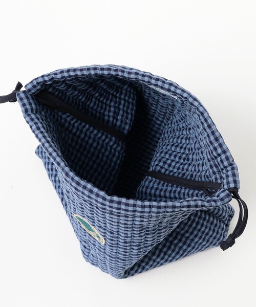 こども ビームス(コドモビームス)の「巾着 バッグ 2026(ショルダーバッグ・キッズ・レッド系その他/ネイビー・ONE SIZE)」の9枚目の写真