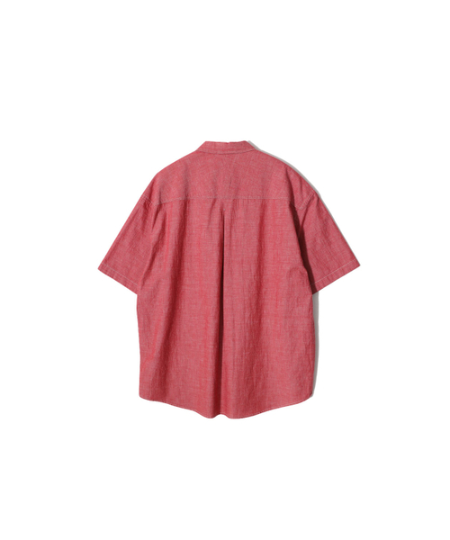 HORLISUN(ホーリーサン)の「プールセルビッジダンガリーシャツ レッド(シャツ/ブラウス・レディース・その他・SMALL/MEDIUM/LARGE)」の2枚目の写真